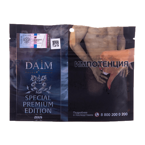 Табак Daim - SE Zeus (СЕ Зеус, 100 грамм) купить в Воронеже