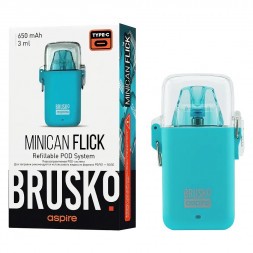 Электронная сигарета Brusko - Minican Flick (Голубой)