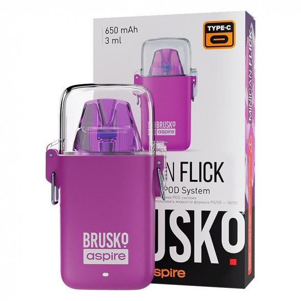 Электронная сигарета Brusko - Minican Flick (Фиолетовый) купить в Воронеже
