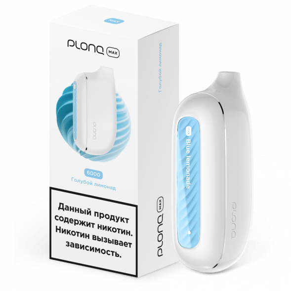 PLONQ MAX - Голубой Лимонад (6000 затяжек) купить в Воронеже