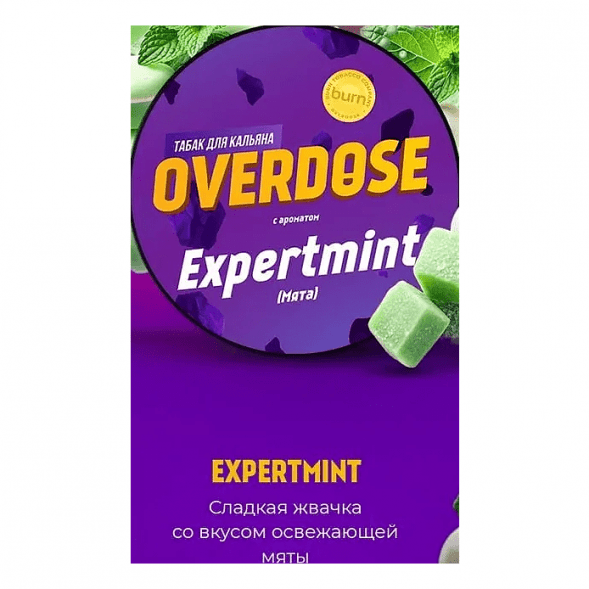 Табак Overdose - Expertmint (Мята, 25 грамм) купить в Воронеже