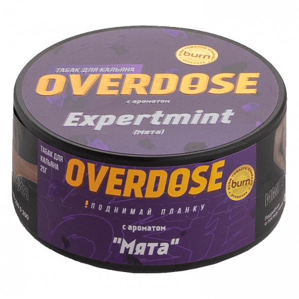 Табак Overdose - Expertmint (Мята, 25 грамм) купить в Воронеже