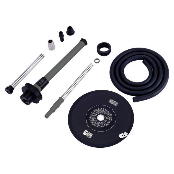 Кальян MISHA Rebel - Revolt Nardo Grey (Серый, Без Колбы) купить в Воронеже