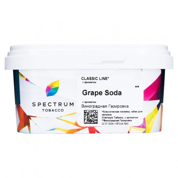 Табак Spectrum - Grape Soda (Виноградная Газировка, 200 грамм) купить в Воронеже