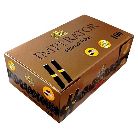 Гильзы сигаретные Imperator - Black Carbon Gold (84х20 мм, 100 шт.) купить в Воронеже