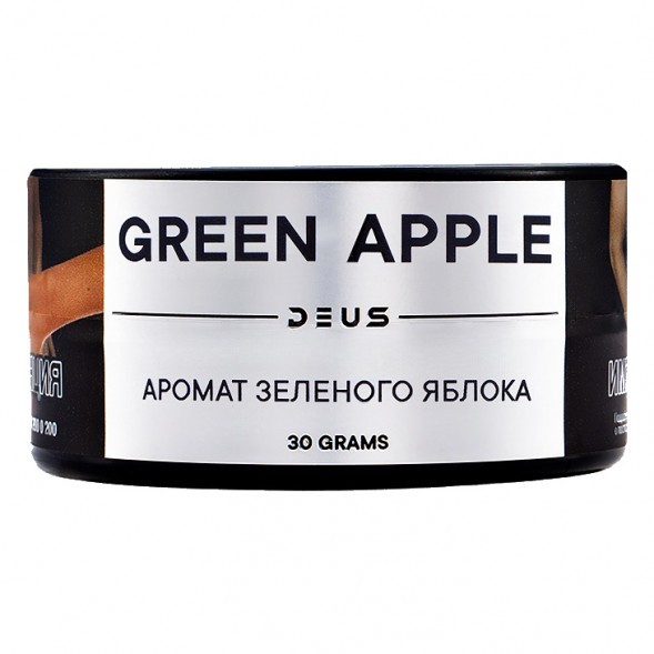 Табак Deus - Green Apple (Зелёное Яблоко, 30 грамм) купить в Воронеже