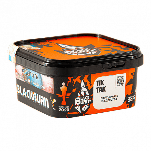 Табак BlackBurn - Tik Tak (Тик-Так, 200 грамм) купить в Воронеже