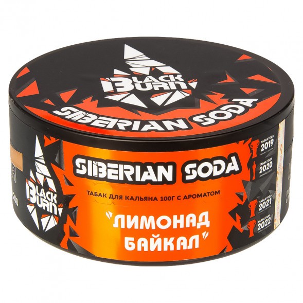 Табак BlackBurn - Siberian Soda (Лимонад Байкал, 100 грамм) купить в Воронеже