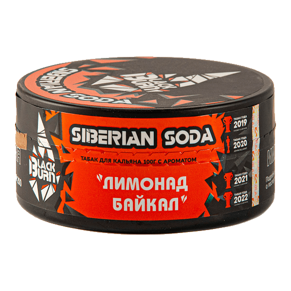 Табак BlackBurn - Siberian Soda (Лимонад Байкал, 100 грамм) купить в Воронеже