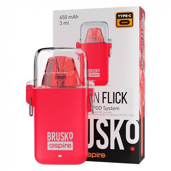 Электронная сигарета Brusko - Minican Flick (Красный) купить в Воронеже