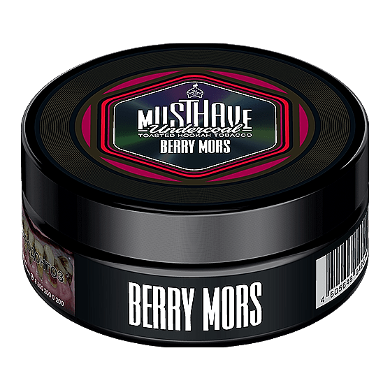 Табак Must Have - Berry Mors (Морс из Брусники, Черешни и Малины, 125 грамм) купить в Воронеже