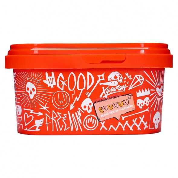 Табак Хулиган - Suuuuu (Белый Персик и Апельсин, 200 грамм) купить в Воронеже