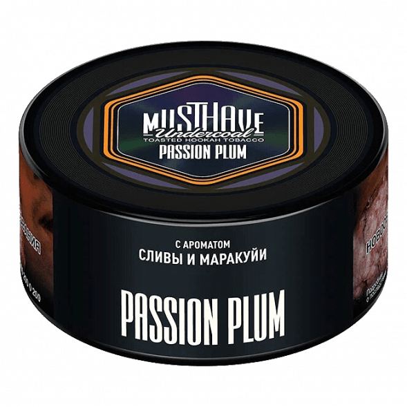 Табак Must Have - Passion Plum (Слива и Маракуйя, 125 грамм) купить в Воронеже