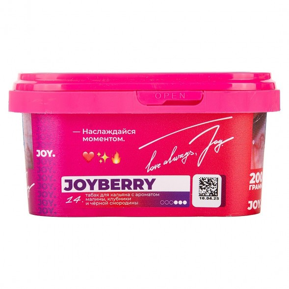 Табак Joy - Joyberry (Малина, Клубника и Чёрная Смородина, 200 грамм) купить в Воронеже