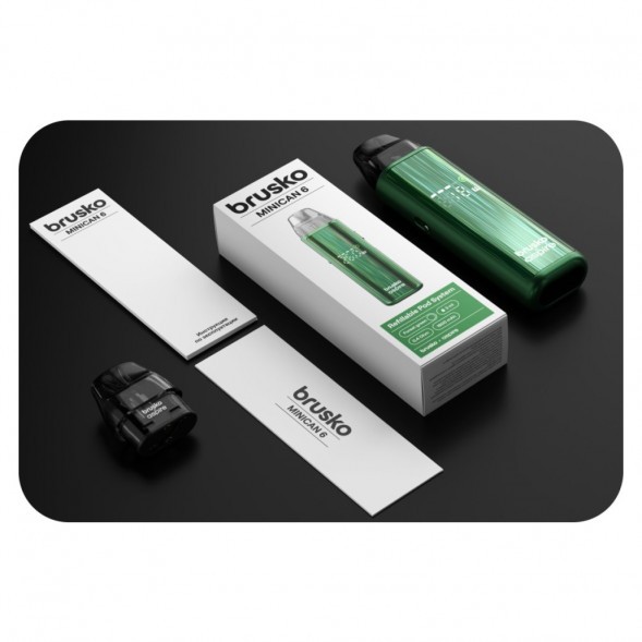 Электронная сигарета Brusko - Minican 6 (Металлик - Urban Grey) купить в Воронеже