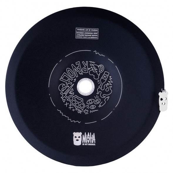 Кальян MISHA Rebel - Revolt Jet Black (Чёрный Матовый, Без Колбы) купить в Воронеже