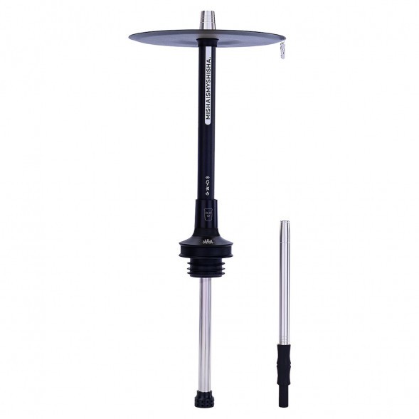 Кальян MISHA Rebel - Revolt Jet Black (Чёрный Матовый, Без Колбы) купить в Воронеже