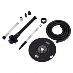 Кальян MISHA Rebel - Revolt Jet Black (Чёрный Матовый, Без Колбы)