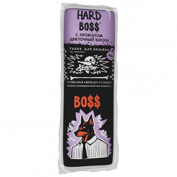 Табак Хулиган Hard - BOSS (Цветочный Виски, 200 грамм) купить в Воронеже