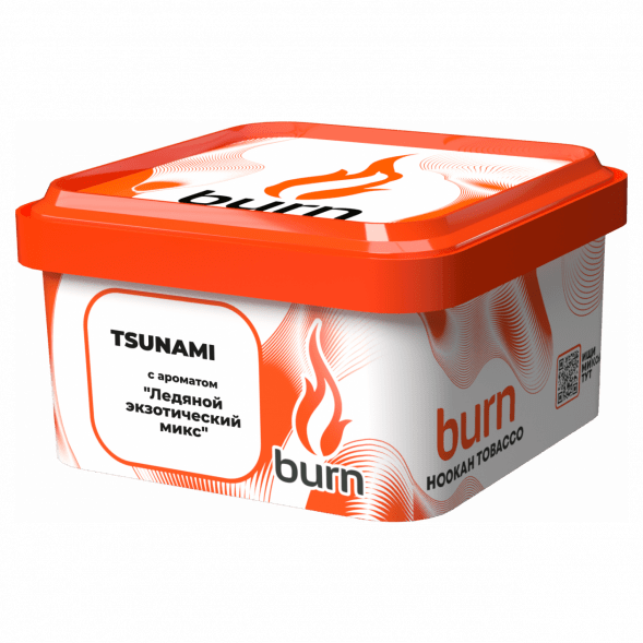 Табак Burn - Tsunami (Тропические Фрукты со Льдом, 200 грамм) купить в Воронеже