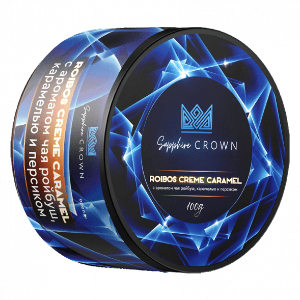 Табак Sapphire Crown - Roibos Creme Caramel (Чай Ройбуш с Карамелью и Персиком, 25 грамм) купить в Воронеже
