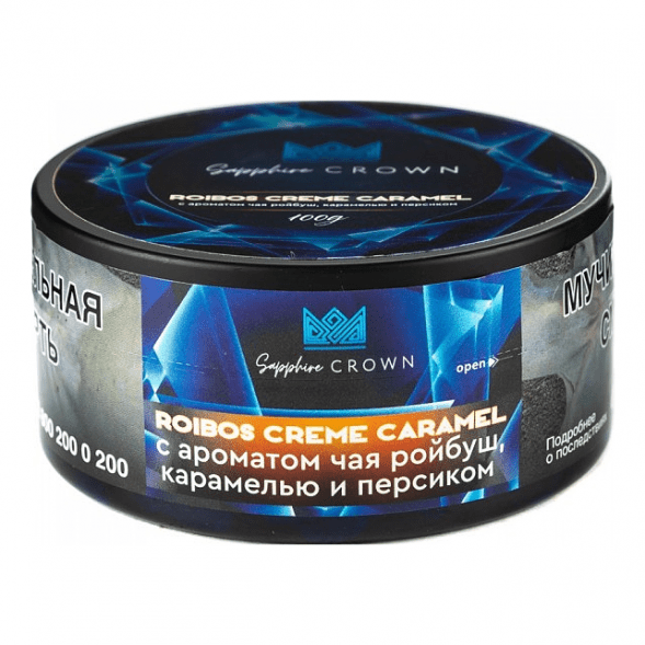 Табак Sapphire Crown - Roibos Creme Caramel (Чай Ройбуш с Карамелью и Персиком, 25 грамм) купить в Воронеже