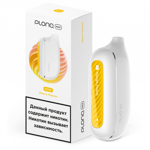PLONQ MAX - Манго Персик (6000 затяжек) купить в Воронеже