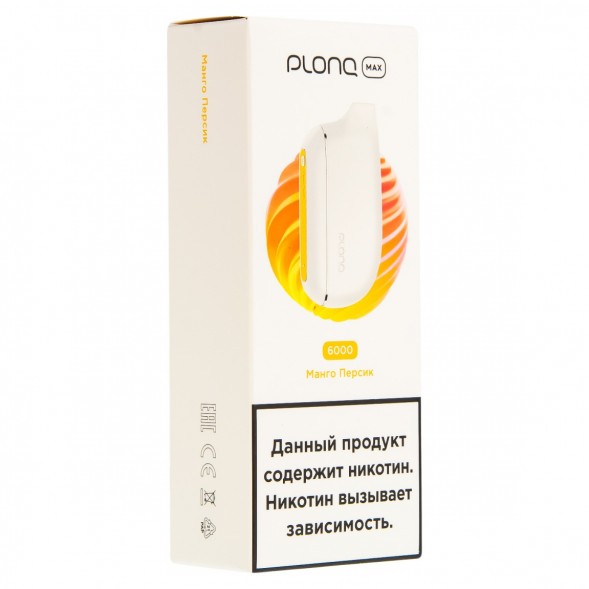 PLONQ MAX - Манго Персик (6000 затяжек) купить в Воронеже