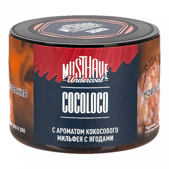 Табак Must Have - Cocoloco (Кокосовый Мильфей с Ягодами, 40 грамм) купить в Воронеже