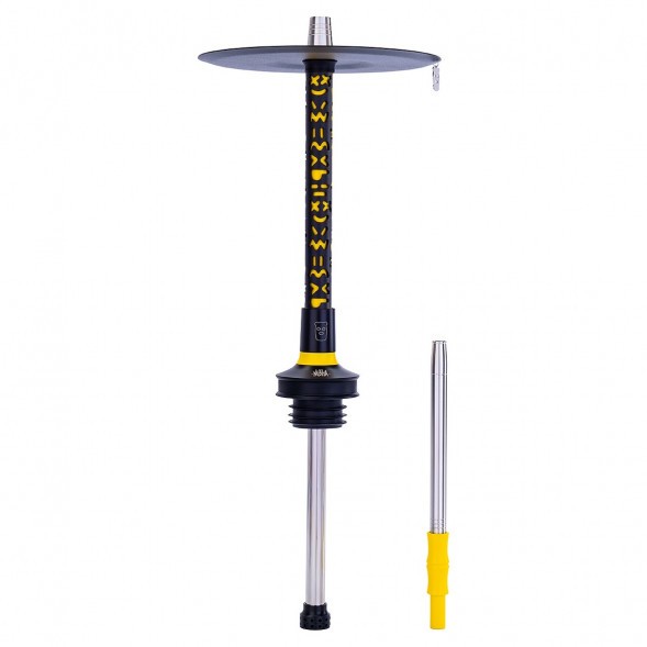 Кальян MISHA Rebel - Revolt Hero Smile (Чёрный Жёлтый, Без Колбы) купить в Воронеже