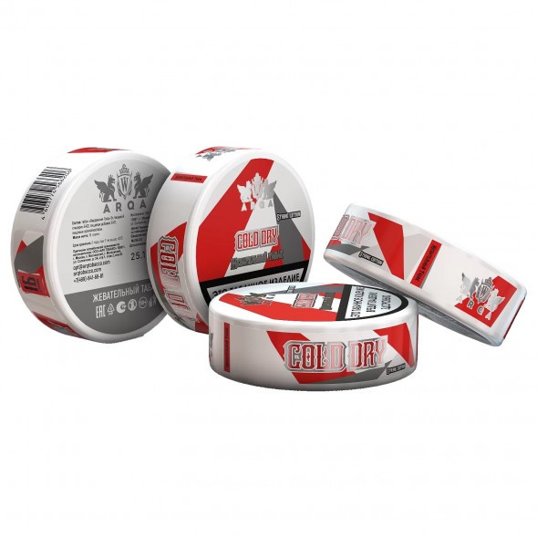 Табак жевательный ARQ Tobacco - Cold Dry (16 грамм) купить в Воронеже
