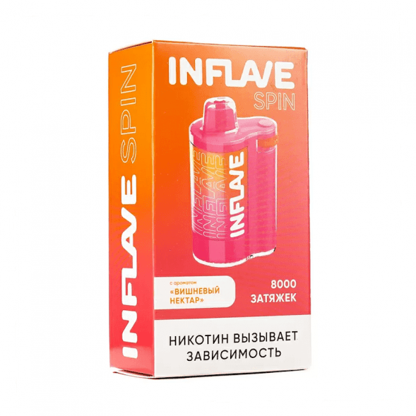 INFLAVE SPIN - Вишнёвый Нектар (8000 затяжек) купить в Воронеже