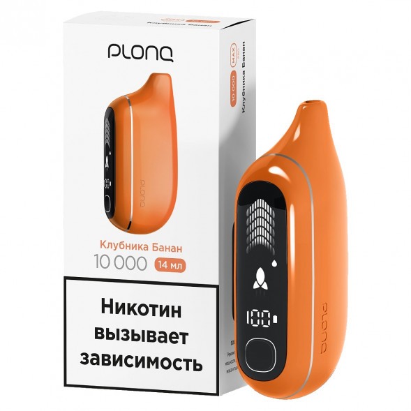 PLONQ MAX PRO - Клубника Банан (10000 затяжек) купить в Воронеже