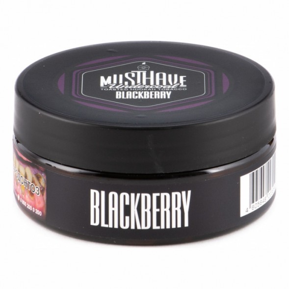 Табак Must Have - Blackberry (Ежевика, 125 грамм) купить в Воронеже