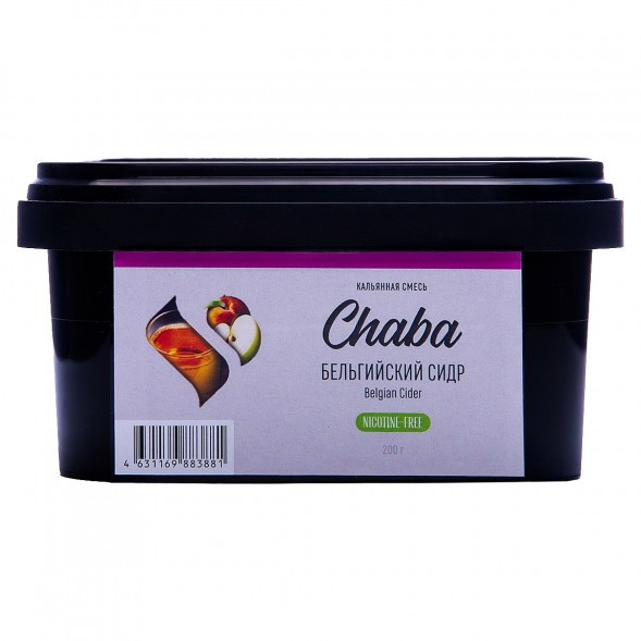 Смесь Chaba - Belgian Cider (Бельгийский Сидр, 200 грамм, Без никотина) купить в Воронеже