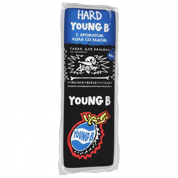 Табак Хулиган Hard - Young B (Кола со Льдом, 200 грамм) купить в Воронеже