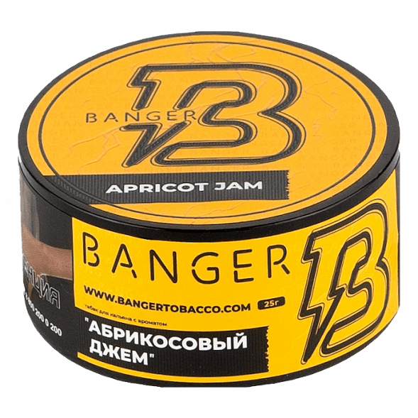 Табак Banger - Apricot Jam (Абрикосовый Джем, 25 грамм) купить в Воронеже