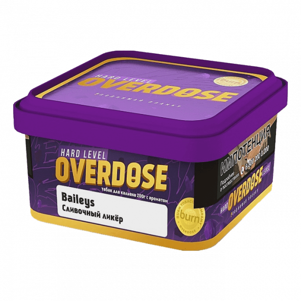 Табак Overdose - Baileys (Сливочный Ликёр, 200 грамм) купить в Воронеже