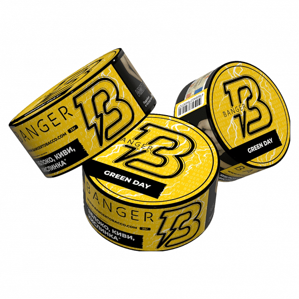 Табак Banger - Green Day (Яблоко, Киви, Кислинка, 25 грамм) купить в Воронеже