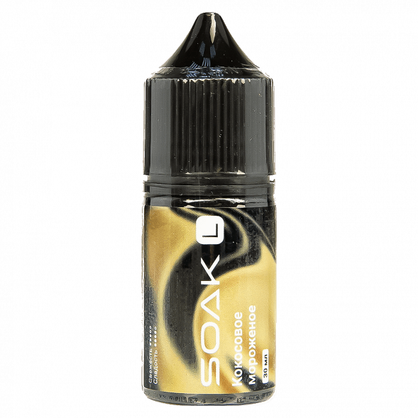 Жидкость SOAK L30 - Ice Cream Coconut (Кокосовое Мороженое, 30 мл, 2 мг) купить в Воронеже