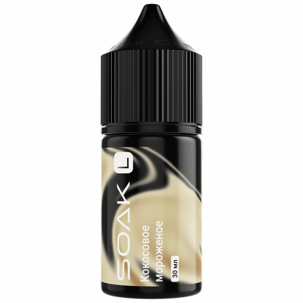 Жидкость SOAK L30 - Ice Cream Coconut (Кокосовое Мороженое, 30 мл, 2 мг) купить в Воронеже