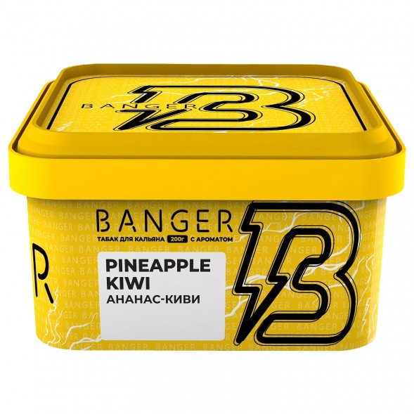 Табак Banger - Pineapple Kiwi (Ананас Киви, 200 грамм) купить в Воронеже