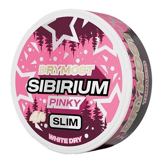 Табак жевательный DryMost - Sibirium Pinky Slim (Сибирский Малиновый Лимонад, 12 грамм) купить в Воронеже