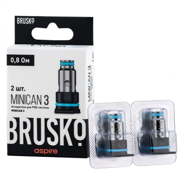 Испарители для Brusko Minican 3 (AF Mesh Coil, 0.8 Ом, 2 шт.) купить в Воронеже