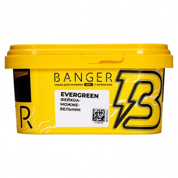 Табак Banger - Evergreen (Фейхоа Можжевельник, 200 грамм) купить в Воронеже
