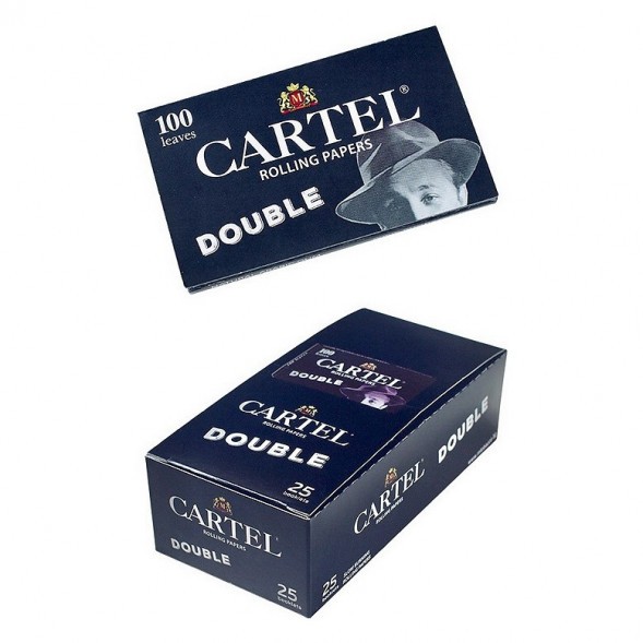 Бумага для самокруток Cartel - Double Black (100 штук) купить в Воронеже