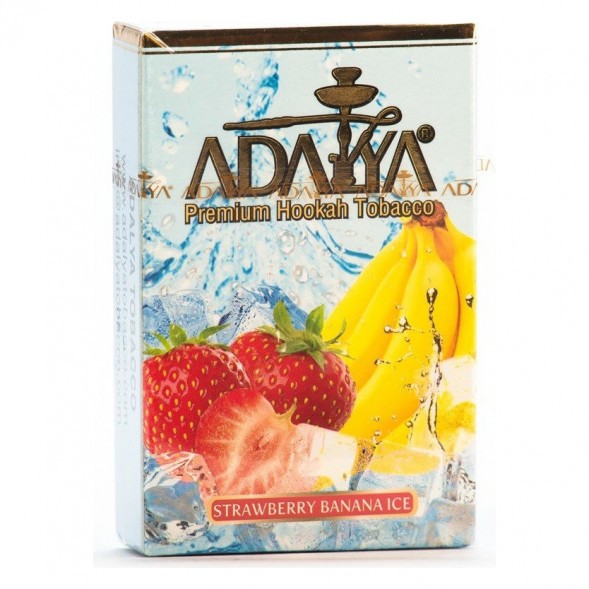 Табак Adalya - Strawberry Banana Ice (Ледяная Клубника и Банан, 20 грамм, Акциз) купить в Воронеже