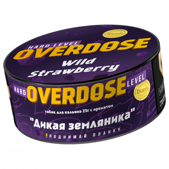 Табак Overdose - Wild Strawberry (Дикая Земляника, 25 грамм) купить в Воронеже