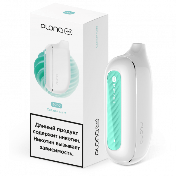 PLONQ MAX - Свежая Мята (6000 затяжек) купить в Воронеже