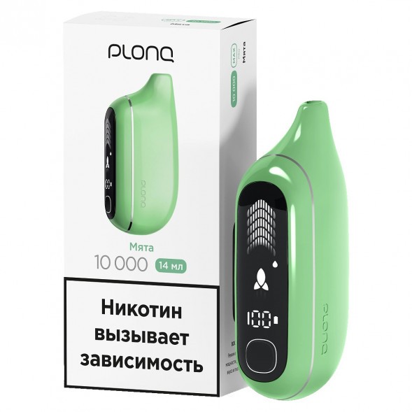PLONQ MAX PRO - Мята (10000 затяжек) купить в Воронеже